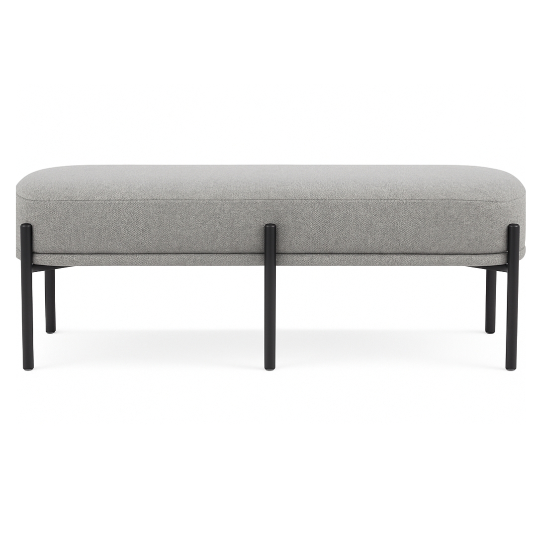 Vick Bench: Light Grey